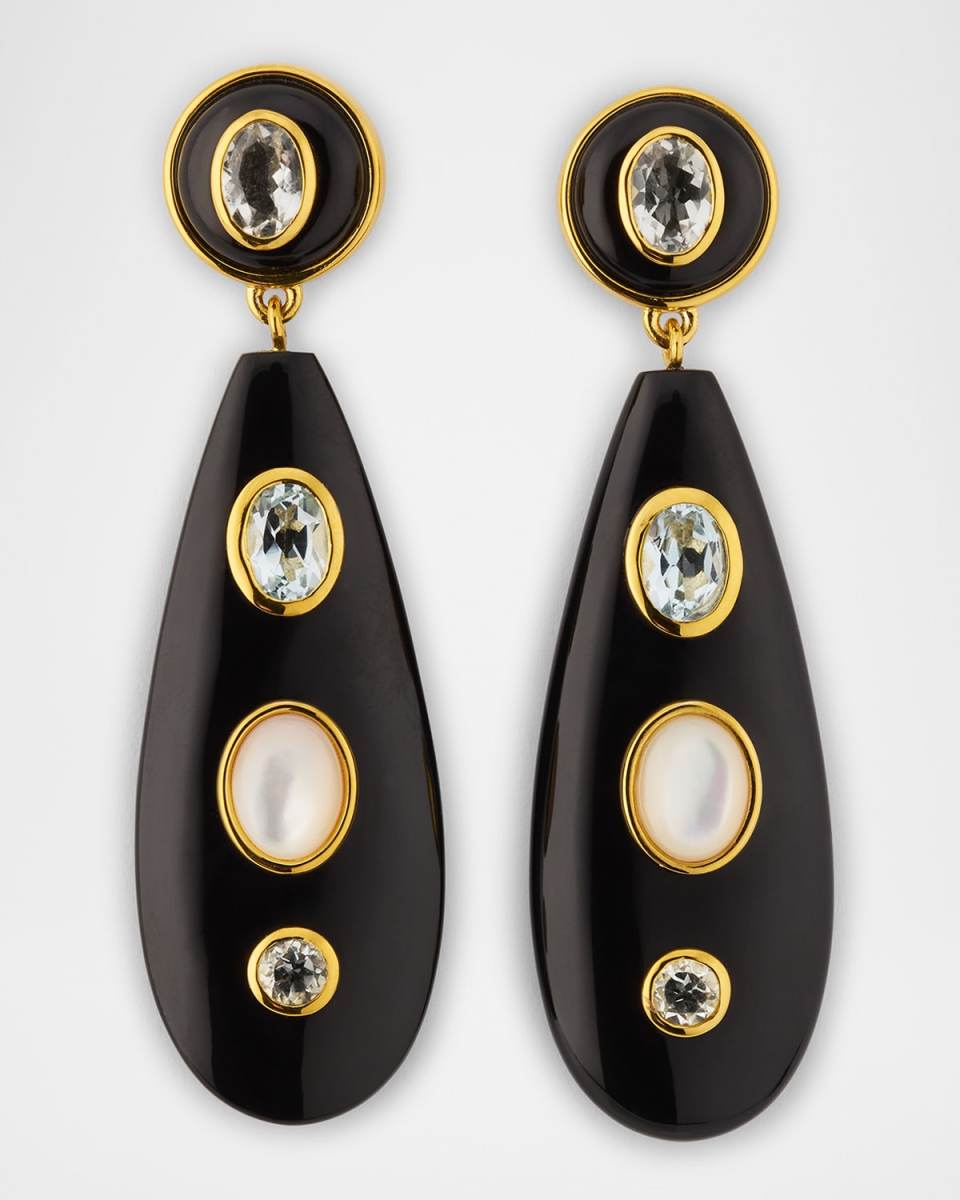 Torre Earrings In Midnight Sparkle
